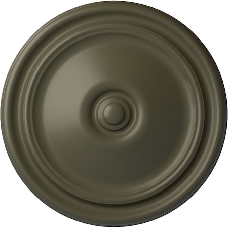 Ekena Millwork Reece Ceiling Medallion (Fits Canopies up to 2 3/8"), Hand-Painted Witch Hazel, 12"OD x 1 3/4"P CM12REWHF